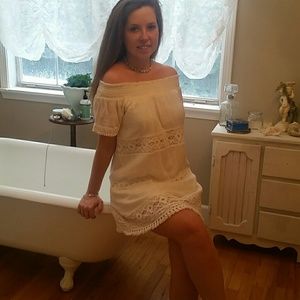 American Eagle  dress fringe detail